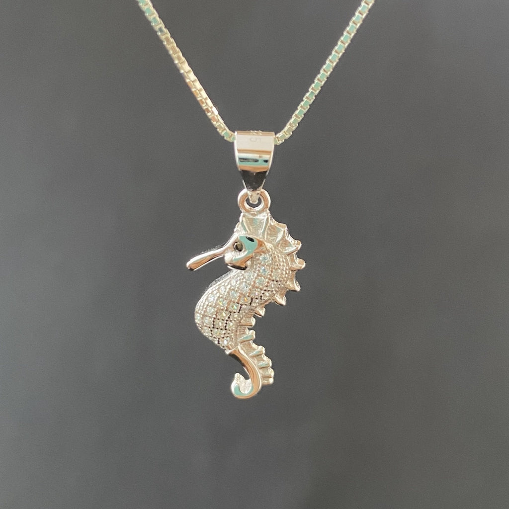 Collar de Caballito de Mar en plata - Komodo-fv